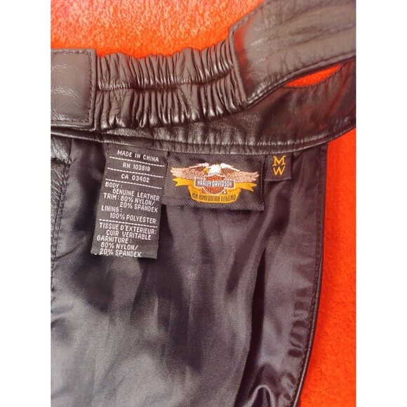 NWOT HARLEY DAVIDSON women's Leather chaps‎ - Picture 9 of 9